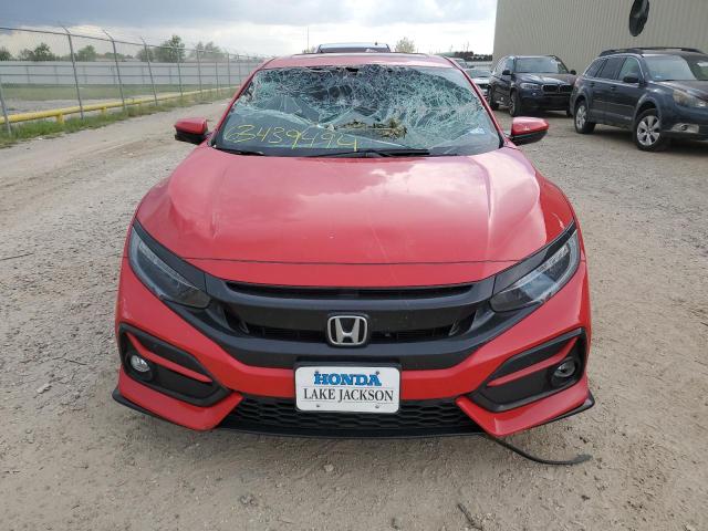 SHHFK7H91LU204312 - 2020 HONDA CIVIC SPORT TOURING RED photo 5