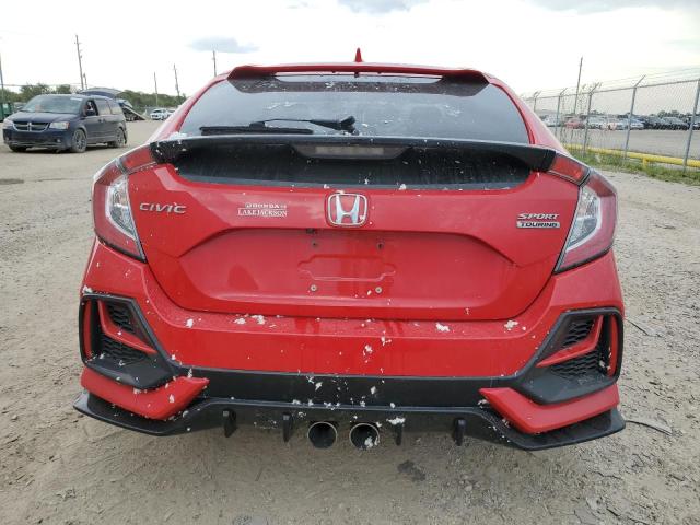SHHFK7H91LU204312 - 2020 HONDA CIVIC SPORT TOURING RED photo 6