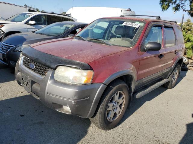 1FMCU93144KA97574 - 2004 FORD ESCAPE XLT RED photo 1