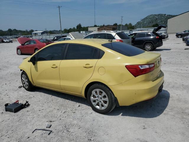 KNADM4A32G6570351 - 2016 KIA RIO LX YELLOW photo 2