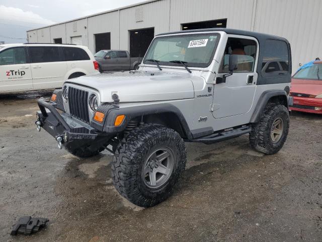 1J4FA39S92P746951 - 2002 JEEP WRANGLER / X SILVER photo 1