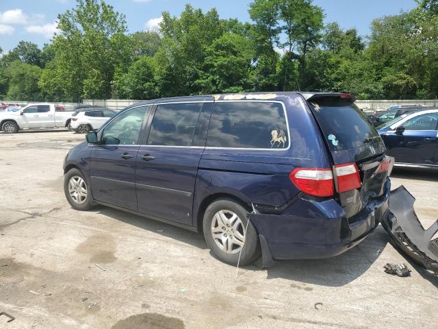 5FNRL38287B082674 - 2007 HONDA ODYSSEY LX BLUE photo 2