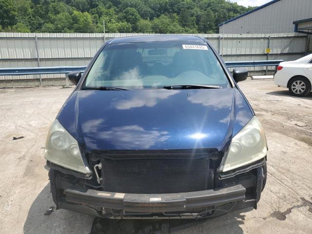 5FNRL38287B082674 - 2007 HONDA ODYSSEY LX BLUE photo 5