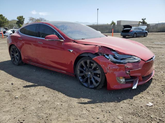 5YJSA1E29JF264195 - 2018 TESLA MODEL S Qırmızı foto 4
