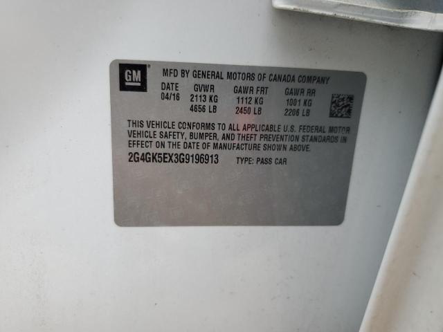2G4GK5EX3G9196913 - 2016 BUICK REGAL 白色 照片 12