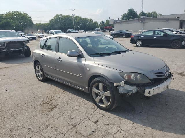 JM1BK143861502660 - 2006 MAZDA 3 HATCHBACK GRAY photo 4