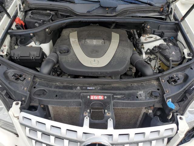 4JGBB8GB4BA687761 - 2011 MERCEDES-BENZ ML 350 4MATIC WHITE photo 12