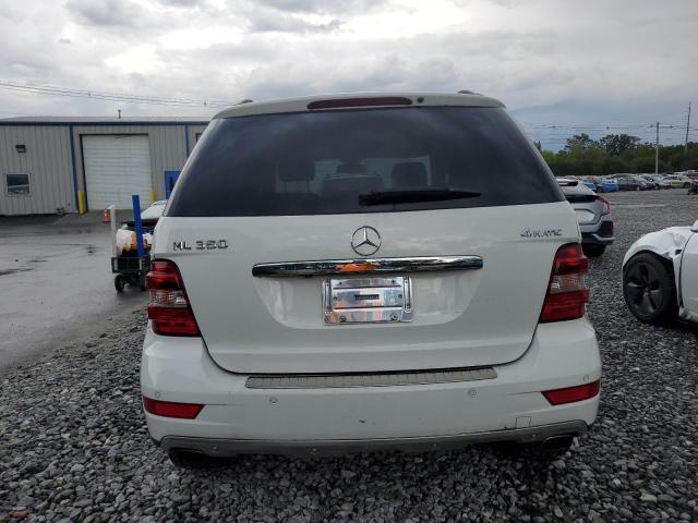 4JGBB8GB4BA687761 - 2011 MERCEDES-BENZ ML 350 4MATIC WHITE photo 6