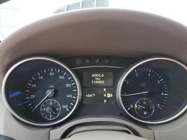 4JGBB8GB4BA687761 - 2011 MERCEDES-BENZ ML 350 4MATIC WHITE photo 9