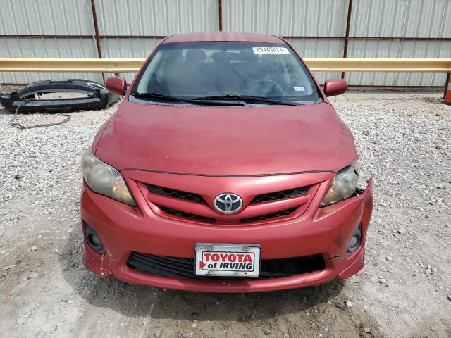 2T1BU4EEXBC657275 - 2011 TOYOTA COROLLA BASE RED photo 5