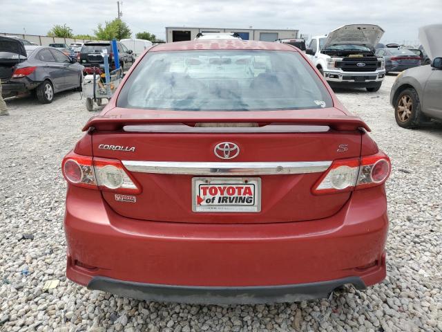 2T1BU4EEXBC657275 - 2011 TOYOTA COROLLA BASE RED photo 6