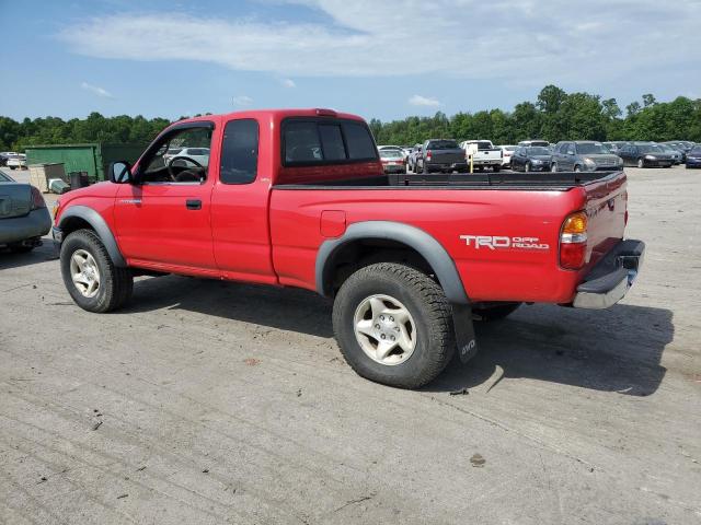 5TEWN72N52Z024407 - 2002 TOYOTA TACOMA XTRACAB RED photo 2