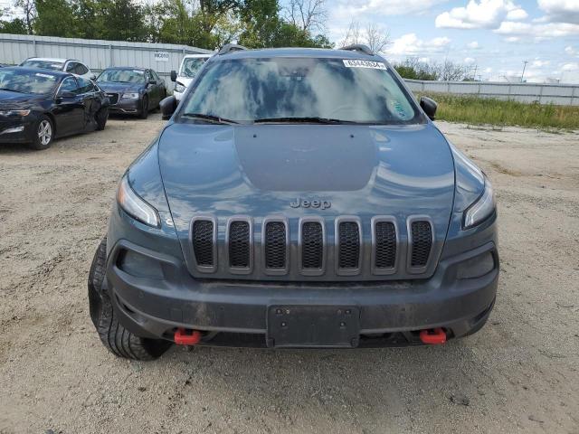 1C4PJMBS5EW253532 - 2014 JEEP CHEROKEE TRAILHAWK BLACK photo 5