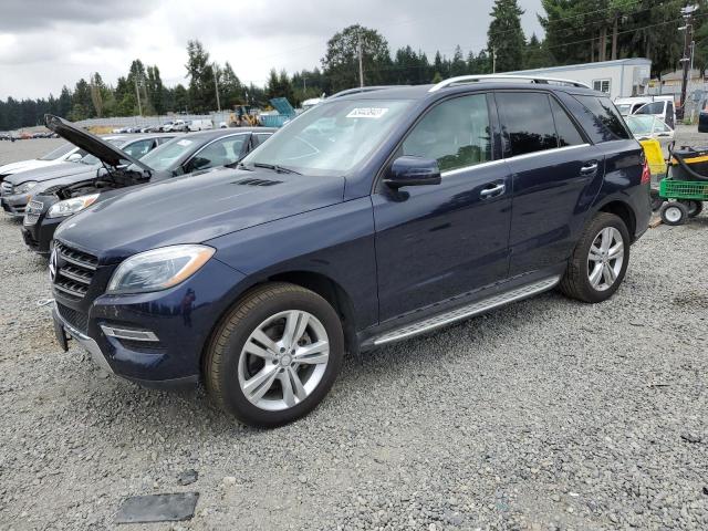 4JGDA2EB6EA316262 - 2014 MERCEDES-BENZ ML 350 BLUETEC BLUE photo 1