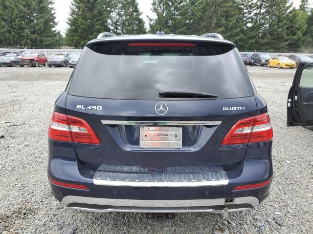 4JGDA2EB6EA316262 - 2014 MERCEDES-BENZ ML 350 BLUETEC BLUE photo 6