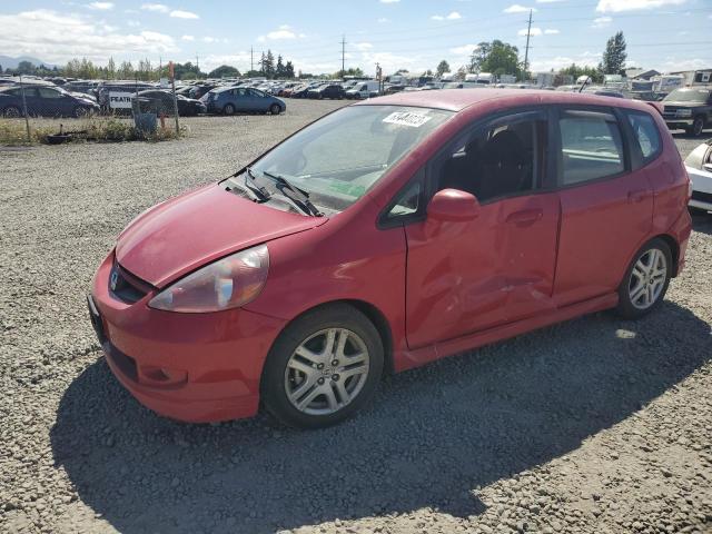 JHMGD38657S015720 - 2007 HONDA FIT S წითელი ფოტო 1