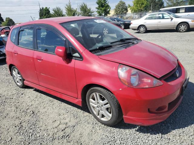 JHMGD38657S015720 - 2007 HONDA FIT S წითელი ფოტო 4