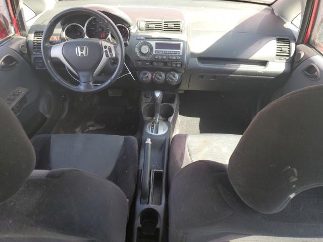 JHMGD38657S015720 - 2007 HONDA FIT S წითელი ფოტო 8