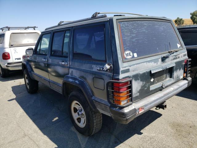 1J4FJ58S4NL167231 - 1992 JEEP CHEROKEE LAREDO GREEN photo 2