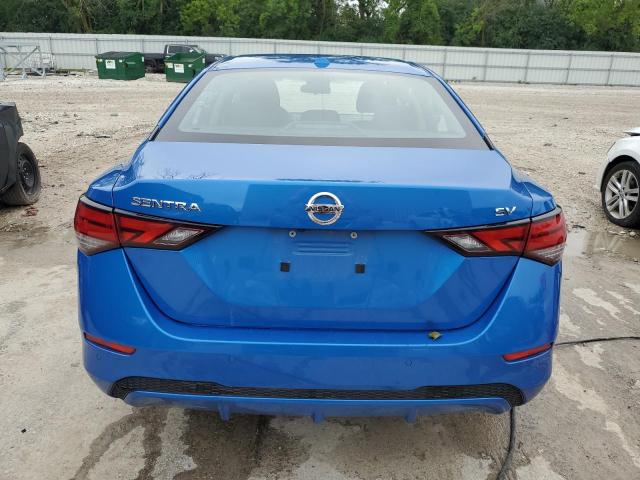 3N1AB8CV0MY253158 - 2021 NISSAN SENTRA SV BLUE photo 6