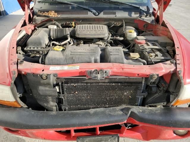 1D7HL38K94S639785 - 2004 DODGE DAKOTA QUAD SPORT RED photo 11