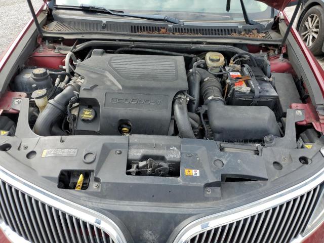 1LNHL9FT8DG600175 - 2013 LINCOLN MKS RED photo 11