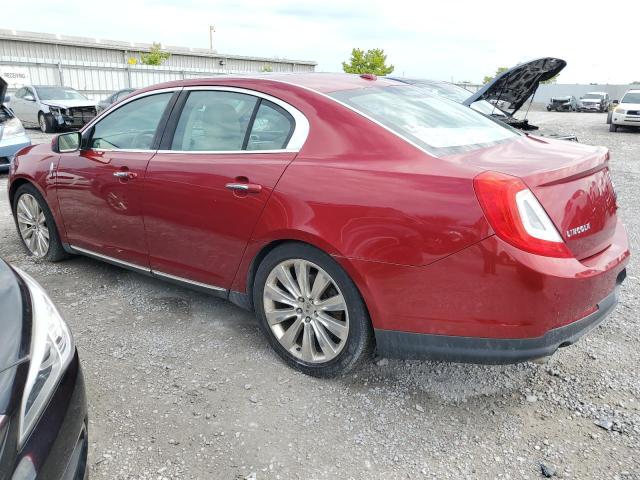 1LNHL9FT8DG600175 - 2013 LINCOLN MKS RED photo 2