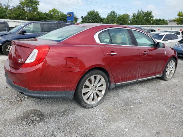 1LNHL9FT8DG600175 - 2013 LINCOLN MKS RED photo 3