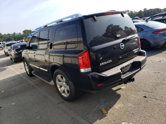 5N1BA0ND4AN620707 - 2010 NISSAN ARMADA SE BLACK photo 2