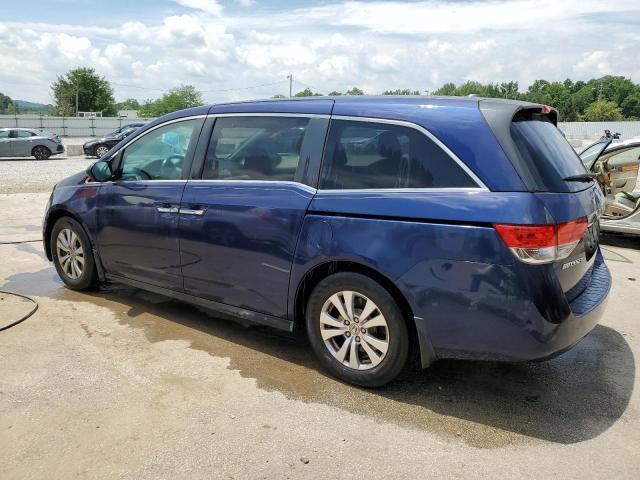 5FNRL5H66GB011410 - 2016 HONDA ODYSSEY EXL BLUE photo 2