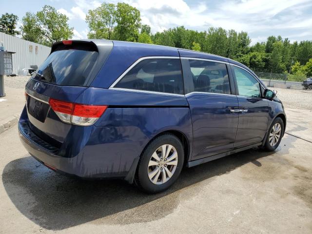 5FNRL5H66GB011410 - 2016 HONDA ODYSSEY EXL BLUE photo 3