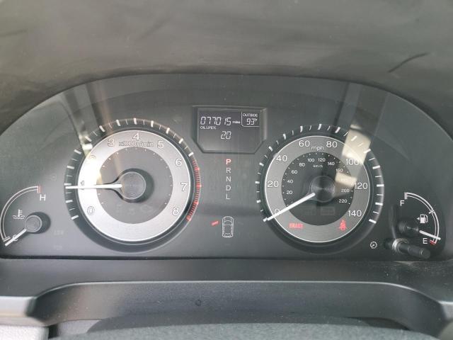 5FNRL5H66GB011410 - 2016 HONDA ODYSSEY EXL BLUE photo 9