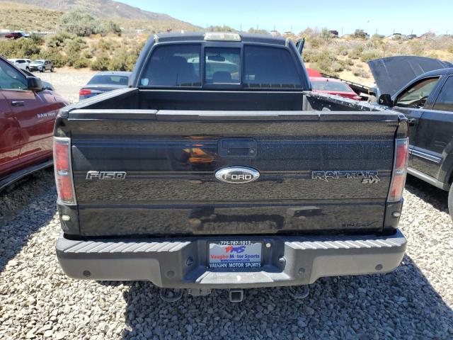 1FTFW1R68DFA75585 - 2013 FORD F150 SVT RAPTOR BLACK photo 6