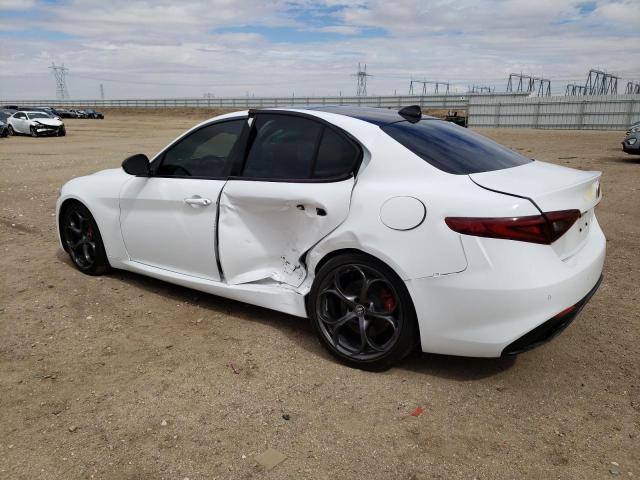 ZARFAMBN4K7603766 - 2019 ALFA ROMEO GIULIA TI WHITE photo 2