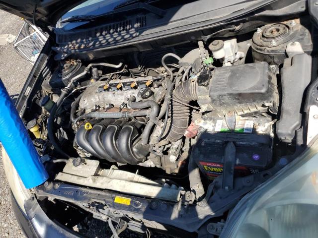 2T1KR32E24C235374 - 2004 TOYOTA COROLLA MA XR BLACK photo 11