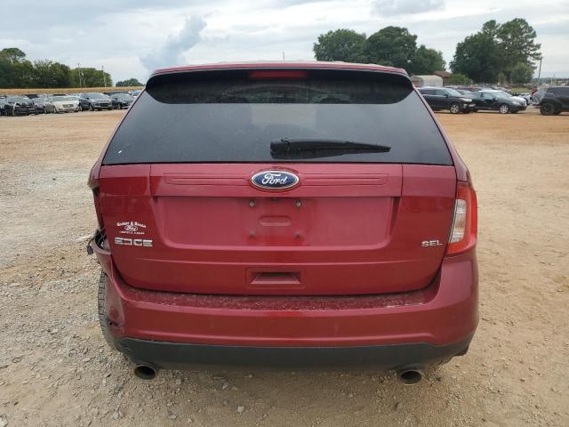 2FMDK3JC3DBE22883 - 2013 FORD EDGE SEL RED photo 6