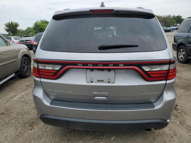 1C4RDJDG2FC101606 - 2015 DODGE DURANGO LIMITED SILVER photo 6