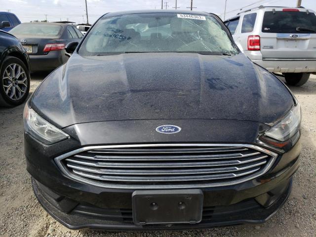 3FA6P0UU3JR100801 - 2018 FORD FUSION S HYBRID BLACK photo 5