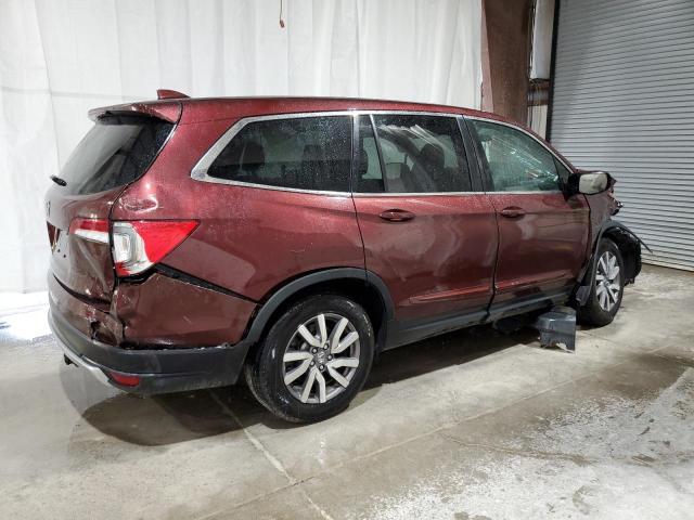 5FNYF5H59MB010757 - 2021 HONDA PILOT EXL BURGUNDY photo 3