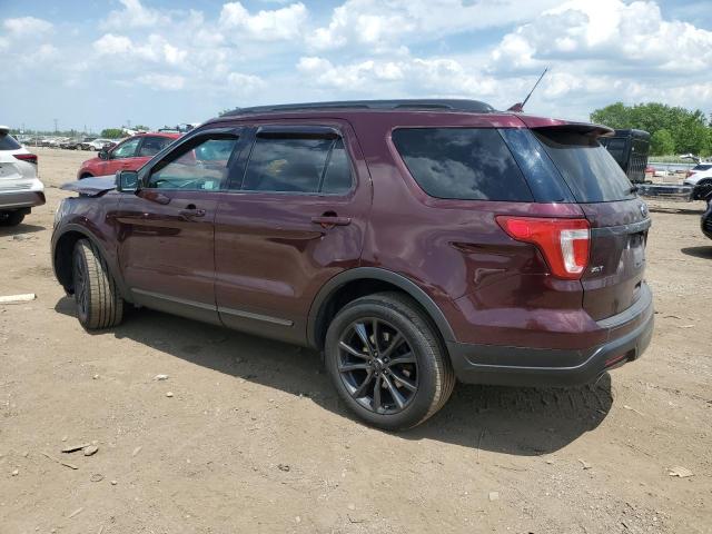1FM5K8D83JGB86037 - 2018 FORD EXPLORER XLT BURGUNDY photo 2