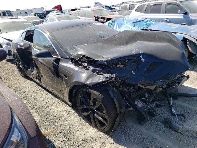 5YJSA1E2XMF427456 - 2021 TESLA MODEL S Սև լուսանկար 4