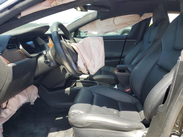 5YJSA1E2XMF427456 - 2021 TESLA MODEL S Սև լուսանկար 7