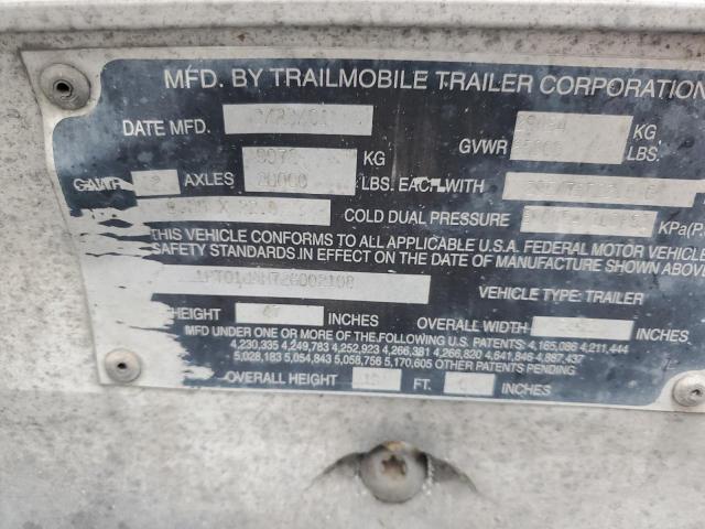 1PT01JAH726002108 - 2002 TRIM TRAILER TRAILER WHITE photo 10