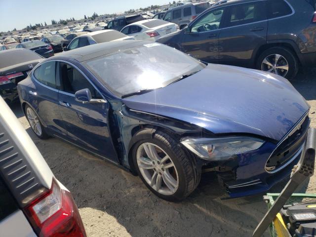 5YJSA1E28GF123790 - 2016 TESLA MODEL S Կապույտ լուսանկար 4