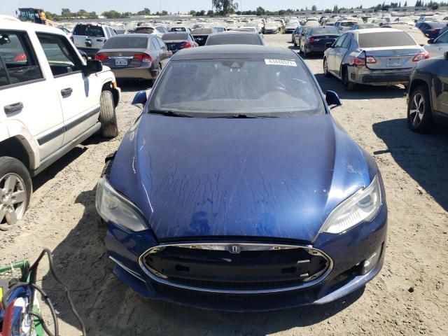 5YJSA1E28GF123790 - 2016 TESLA MODEL S Կապույտ լուսանկար 5