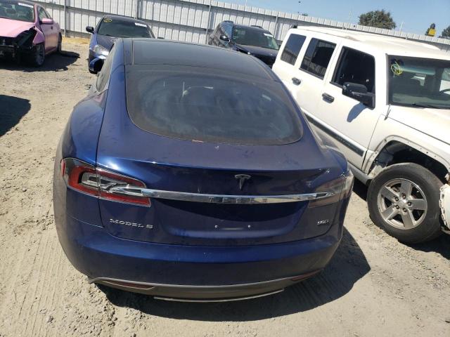 5YJSA1E28GF123790 - 2016 TESLA MODEL S Կապույտ լուսանկար 6