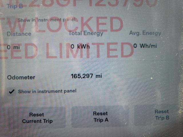 5YJSA1E28GF123790 - 2016 TESLA MODEL S Կապույտ լուսանկար 9