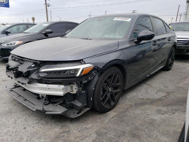 2HGFE2F56NH608426 - 2022 HONDA CIVIC SPORT GRAY photo 1