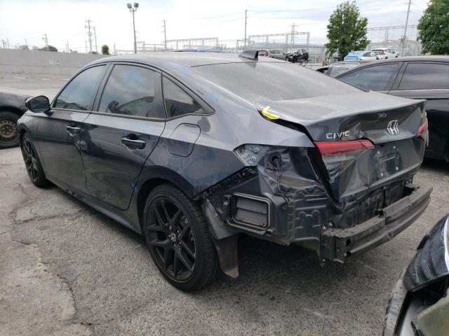 2HGFE2F56NH608426 - 2022 HONDA CIVIC SPORT GRAY photo 2
