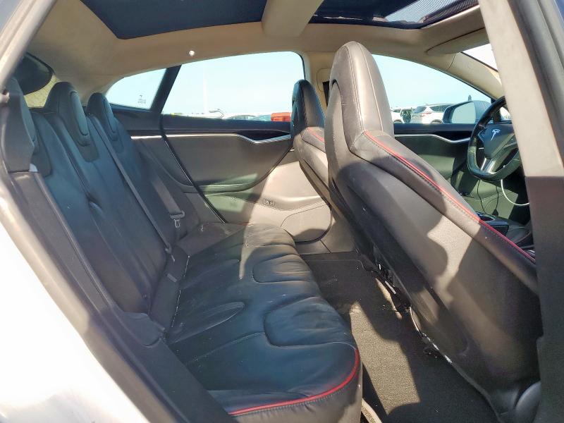 5YJSA1H12EFP51442 - 2014 TESLA MODEL S Սպիտակ լուսանկար 10